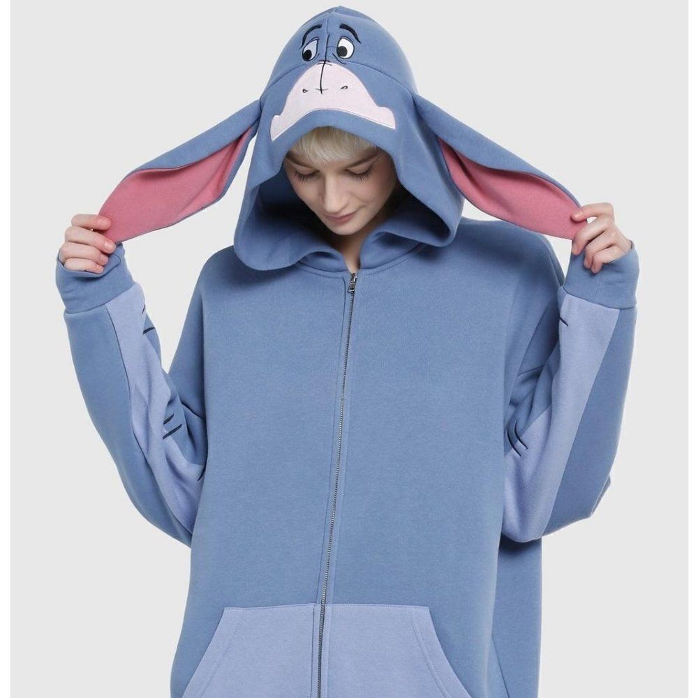 Disney Winnie The Pooh Eeyore Ears & Tail Hoodie
